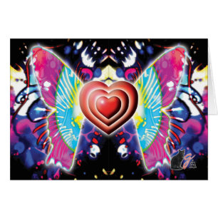 Cartão Corações de Glys