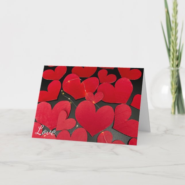 Cartão Corações de Love Craft (Frente)