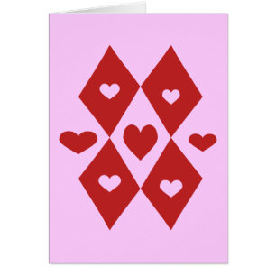 Cartão Corações do Namorados de Mod