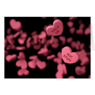 Cartão Corações do vôo