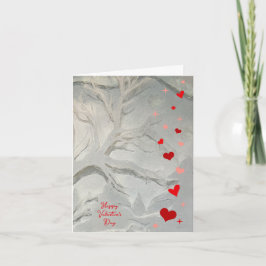 Cartão Corações e Estrelas do feliz dia de os namorados