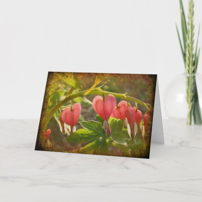 Cartão Corações Sangrentos (Frente)