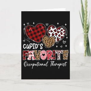 Cartão Corações Terapeuta Ocupacional Favorita do Cupido