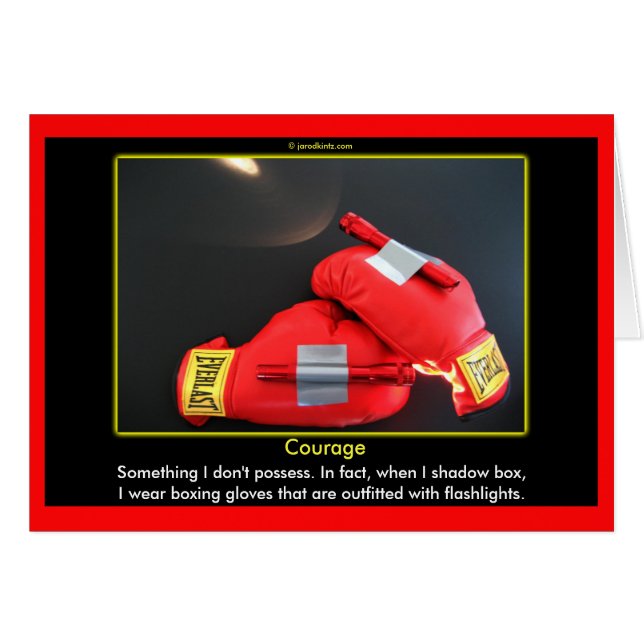 Cartão Coragem (Frente Horizontal)