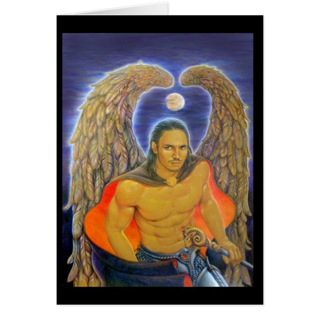 Cartão Coragem por Elizabeth Kyle. (Frente)