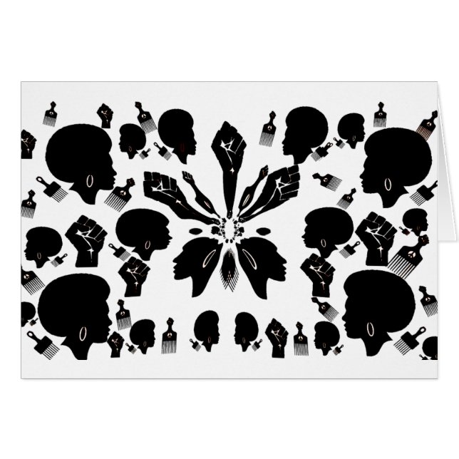 Cartão Corajoso e bonito_ (Frente Horizontal)