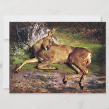 Corça na Floresta (por Rosa Bonheur)