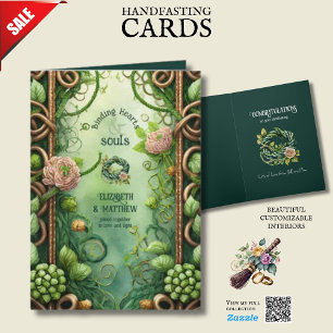 CARTÃO CORDÃO DE NOIVADO PERSONALIZADO NÓS CÉLTICOS IRLAN