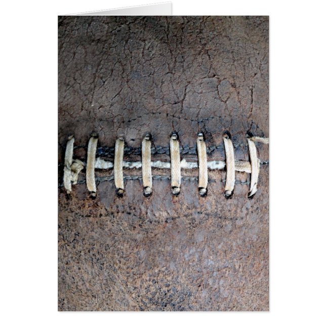 Cartão Cordas de futebol horizontais (Frente)