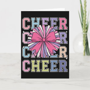 Cartão Cordinha de Cheerleader Groovy de Cheerleading Coq