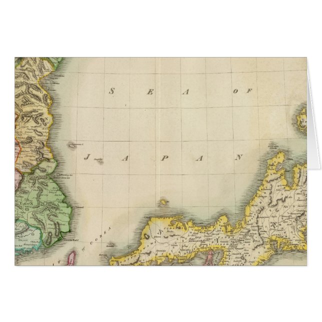 Cartão Corea, Japão (Frente Horizontal)