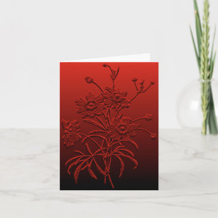 Cartão Coreopsis Notecard vazio