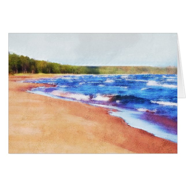 Cartão Cores de água (Frente Horizontal)