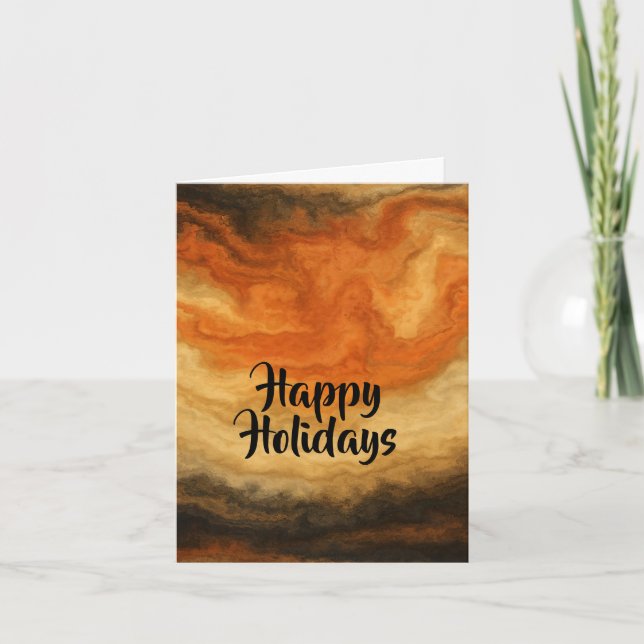 Cartão Cores do Canyon do Sudoeste Terroso Natural (Frente)