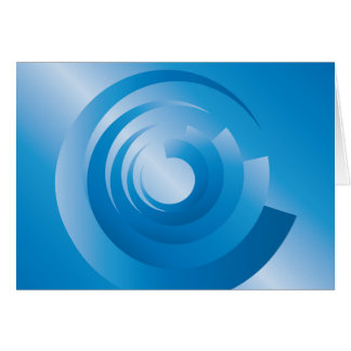 Cartão cores do céu girando