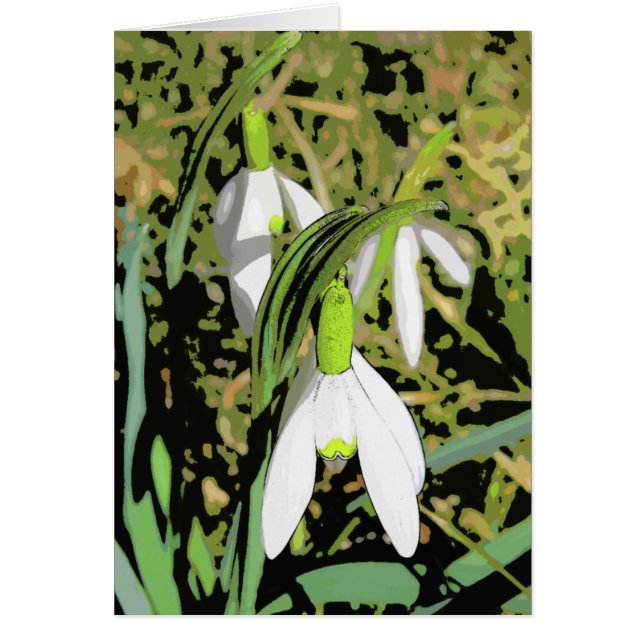 Cartão Cores do primavera (Frente)