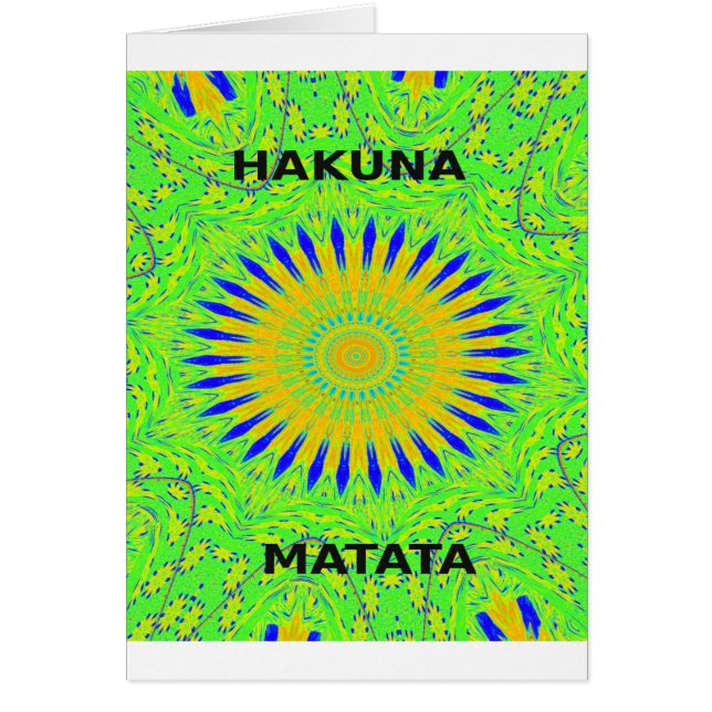 Cartão Cores do Tecido Tradicional Africano Verde ouro (Frente)