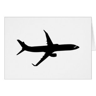Cartão Cores Personalizadas do Voo Preto do Jetliner da A