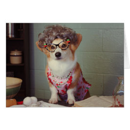 Cartão Corgi Cook Get Good Card