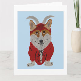 Cartão Corgi Diabo