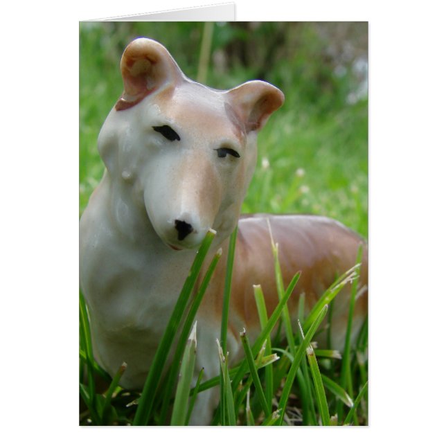 Cartão Corgi Figurine (Frente)