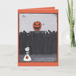 Cartão Cornfield Pumpkinhead