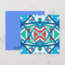 Cornflower Balanced Harmony Colors Abstrato Linhas