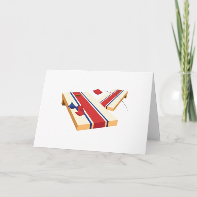 Cartão Cornhole Toss (Frente)