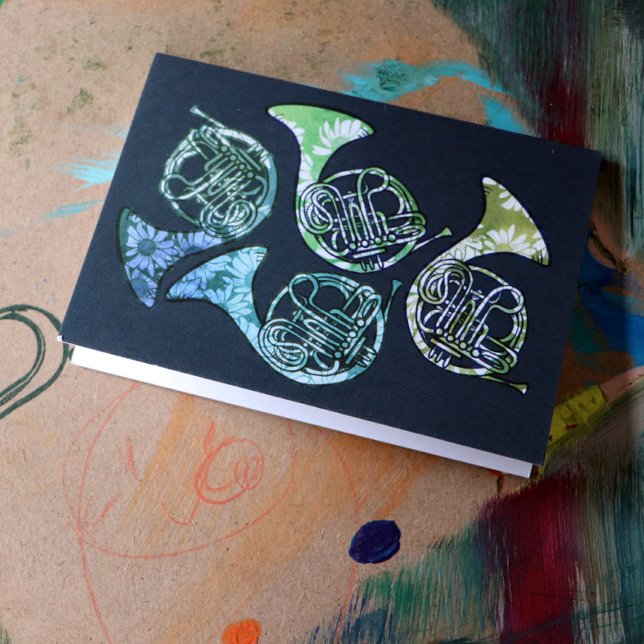 Cartão Corno francês (Criador carregado)