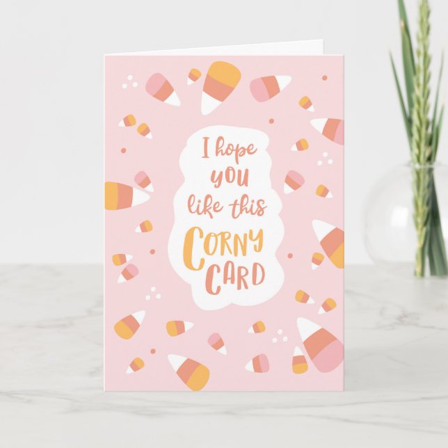 Cartão Corny Halloween (Frente)