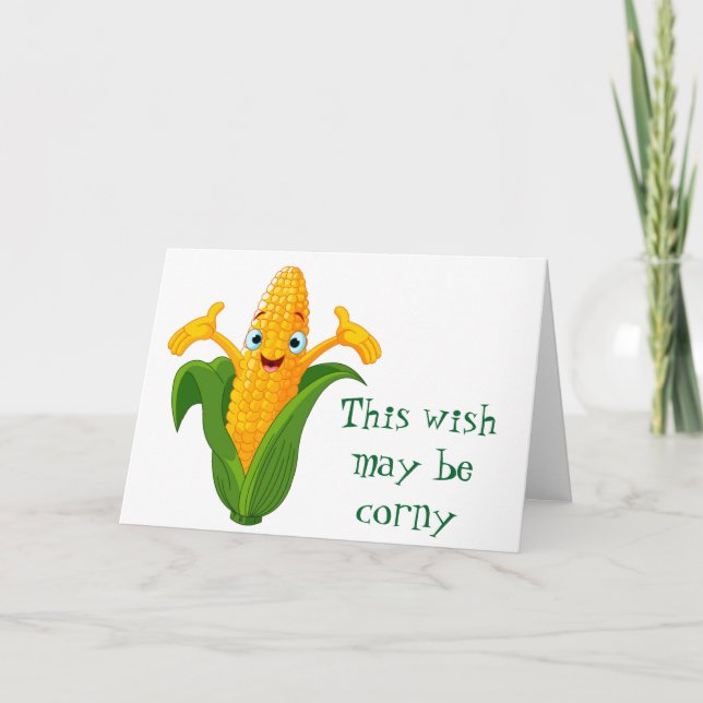 CARTÃO ***CORNY***, MAS O DIVERTIDO ANIVERSÁRIO DESEJA AO (Frente)