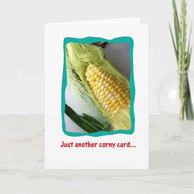 Cartão Corny Miss You Card (Frente)