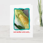 Cartão Corny Miss You Card<br><div class="desc">Sometimes cards are corny. Here's just another example of a corny card to let someone know they are missed.</div>