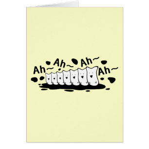 Cartão Coro engraçado