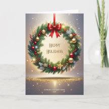 Coroa de Natal Festiva Feriado