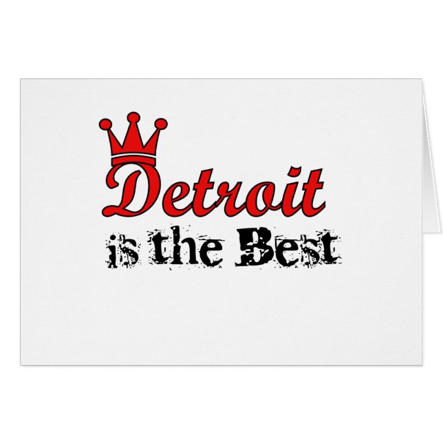 Cartão Coroa Detroit (Frente Horizontal)