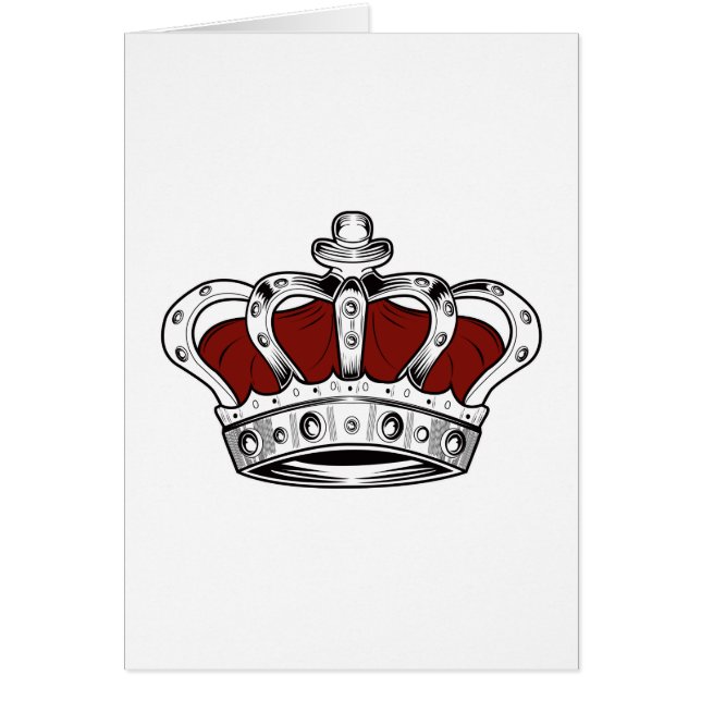 Cartão Coroa - Vermelho (Frente)