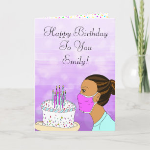 Cartão Coronavirus Aniversário Deseja