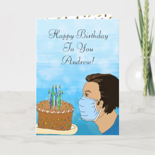 Cartão Coronavirus Aniversário Deseja