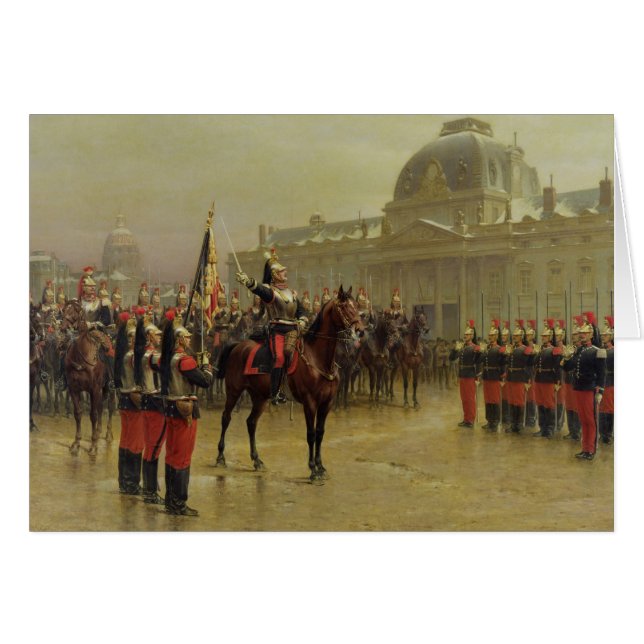 Cartão Coronel de La Rochetulon (Frente Horizontal)