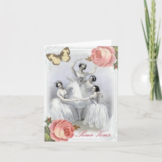 Cartão Corpo de balé (Frente)