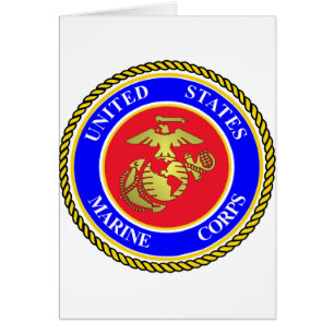 Cartão Corpo do Marines dos Estados Unidos