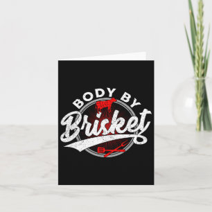 Cartão Corpo Por Brisket Funny Byrbecue Lover Churrasco F