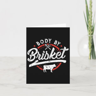 Cartão Corpo Por Brisket Funny Byrbecue Lover Churrasco F
