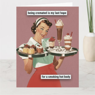 Cartão Corpo Quente Fumante