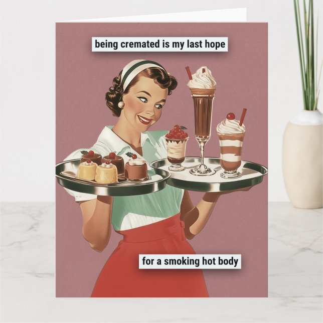 Cartão Corpo Quente Fumante (Frente)