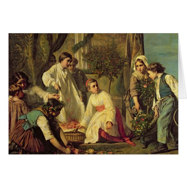 Cartão Corpus Christi, 1855 (Frente Horizontal)