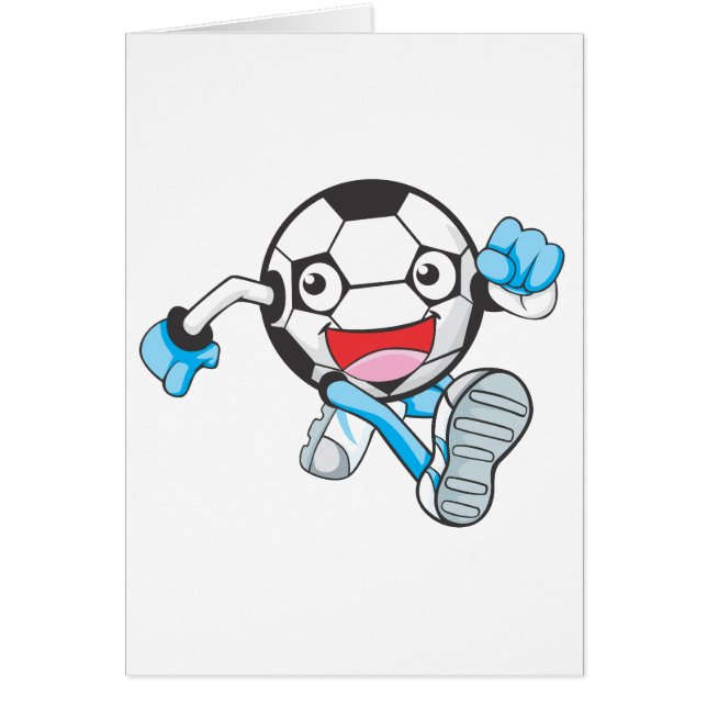 Cartão Corredor do jogador de futebol (Frente)