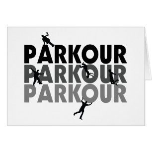 Cartão Corredor livre de Parkour