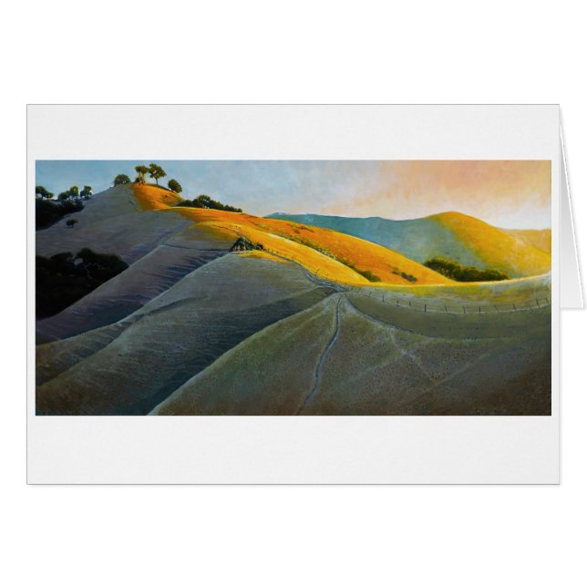 Cartão Corredores na garganta poli (Frente horizontal)